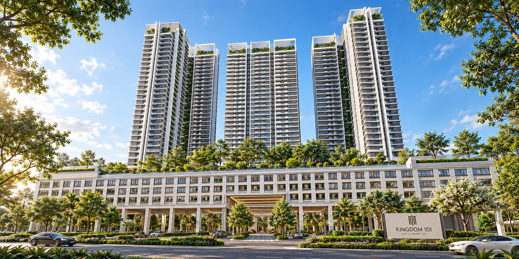 KINGDOM 101 Phối cảnh dự án Kingdom 101 xây dựng hoàn chỉnh - Cityapartment Viet Nam
