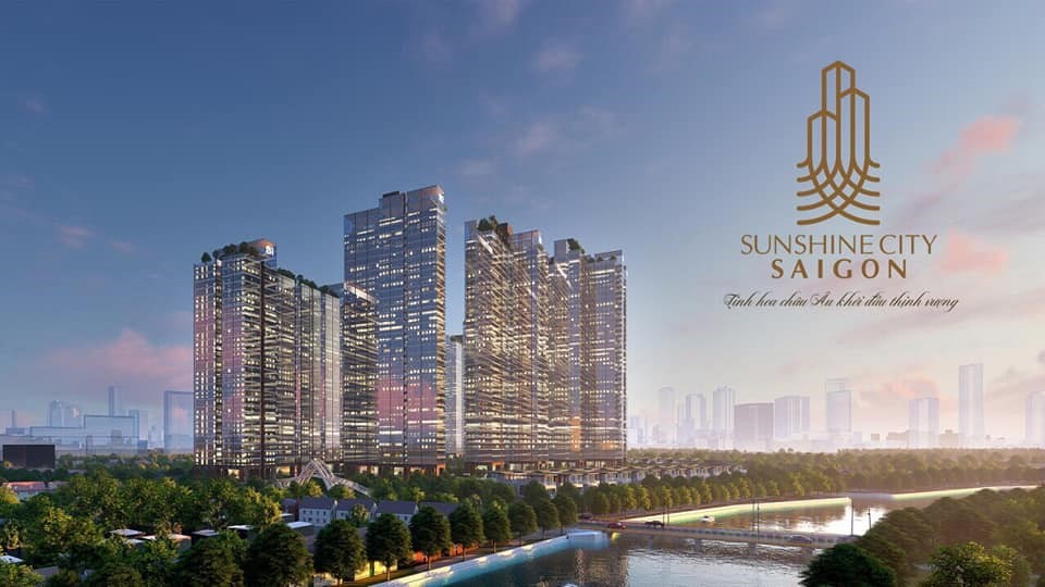 SUNSHINE CITY SAIGON 4 PHÚ THUẬN QUẬN 7 Hình ảnh tổng thể dự án Sunshine City Saigon