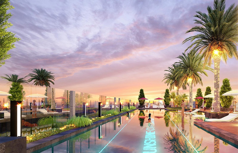 SUNSHINE CITY SAIGON 4 PHÚ THUẬN QUẬN 7 Hồ bơi tại dự án Sunshine City Quận 7